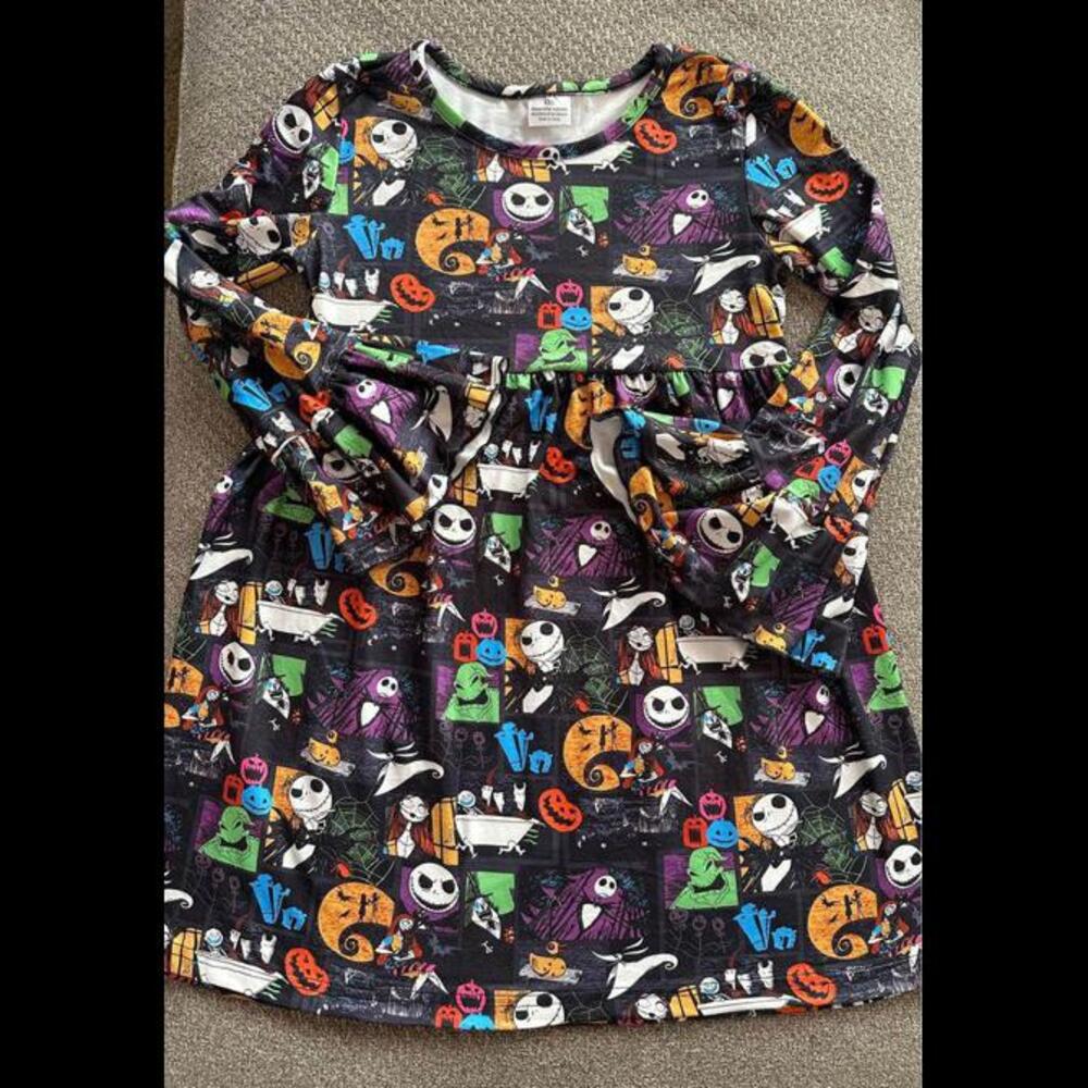 girls 8/9 JACK SKELLINGTON/NIGHTMARE BEFORE CHRISTMAS HALLOWEEN dress